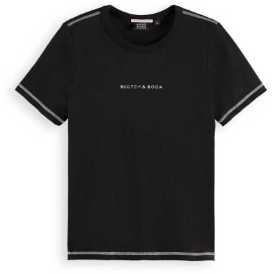 тениска,мъжки,тениски,дамски,тениски,scotch,&,soda,179227,short,sleeve,t,shirt,black,(black)