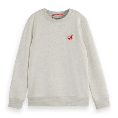 блуза,детски,блузи,scotch,&,soda,179259,sweatshirt,oatmeal,melange,(grey)