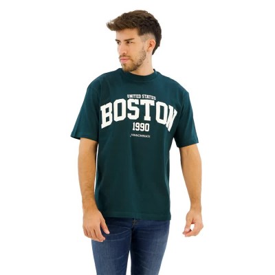 тениска,мъжки,тениски,hinnominate,hmabw01907,short,sleeve,t,shirt,green,(bosco,green)