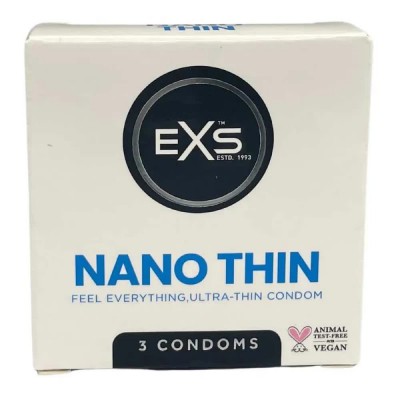 хигиена,тяло,exs,nano,thin,condoms,3,units,transparent