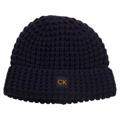 шапка,всички,шапки,calvin,klein,golf,chunky,knit,beanie,blue,(evening,blue)