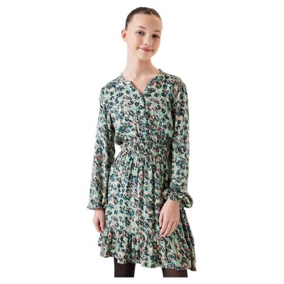 рокля,детски,поли,и,рокли,garcia,u42482,long,sleeve,dress,green,(royal,petrol)