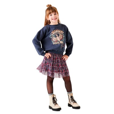 блуза,детски,блузи,garcia,u44460,sweatshirt,blue,(blue,heather)