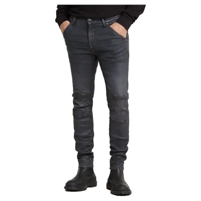 дънки,мъжки,панталони,g,star,5620,3d,zip,knee,skinny,jeans,worn,in,grey,clay,(grey)