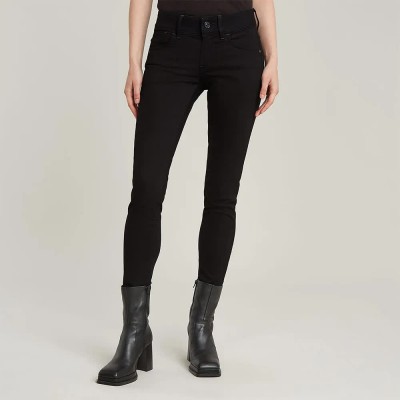 дънки,дамски,панталони,g,star,lynn,mid,skinny,jeans,black,(pitch,black)