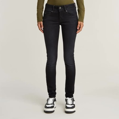 дънки,дамски,панталони,g,star,midge,cody,mid,skinny,jeans,dusty,grey