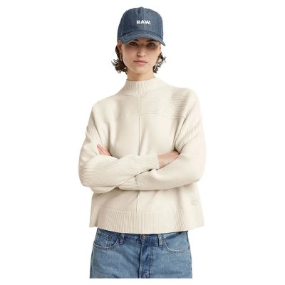 блуза,дамски,пуловери,дамски,плетени,дрехи,g,star,boxy,sweater,beige