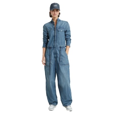 гащеризон,дамски,гащеризони,g,star,cocoon,jumpsuit,blue