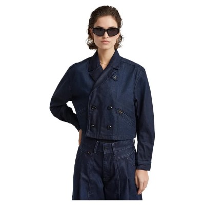 яке,дамски,якета,и,палта,g,star,cropped,peacoat,jacket,blue