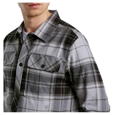 карирана,риза,мъжки,якета,g,star,gpo,overshirt,grey,alloy,luke,check,(grey)