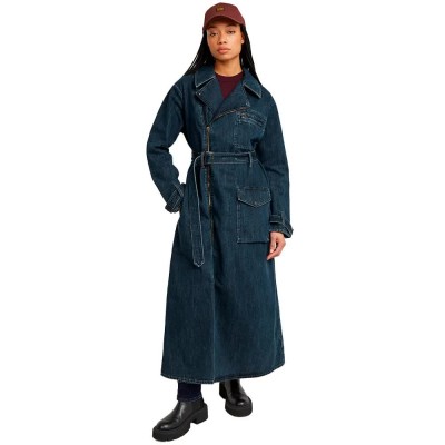 яке,дамски,якета,и,палта,g,star,long,biker,jacket,blue
