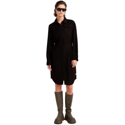 рокля,дамски,поли,и,рокли,g,star,military,long,sleeve,dress,black