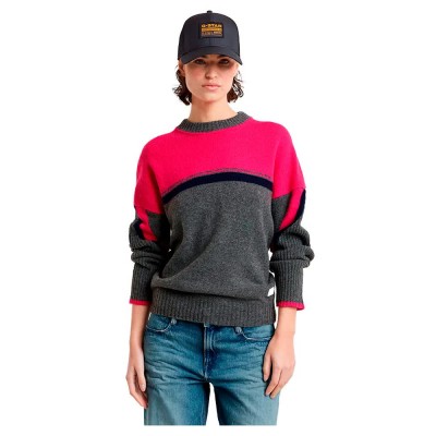 блуза,дамски,пуловери,дамски,плетени,дрехи,g,star,multi,color,loose,r,sweater,pink