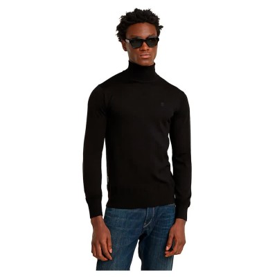 блуза,мъжки,пуловери,g,star,premium,core,high,neck,sweater,dark,black,(black)
