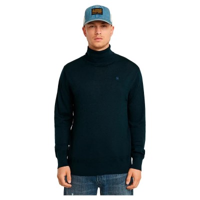 блуза,мъжки,пуловери,g,star,premium,core,high,neck,sweater,salute,(blue)
