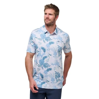 мъжки,блузи,с,яка,travis,mathew,featherweight,island,short,sleeve,polo,white,(heather,light,grey)