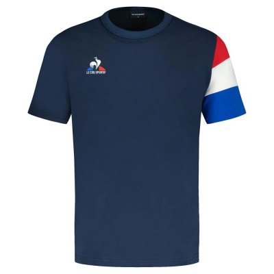 тениска,мъжки,тениски,le,coq,sportif,2421705,presentation,tri,n°2,short,sleeve,t,shirt,blue
