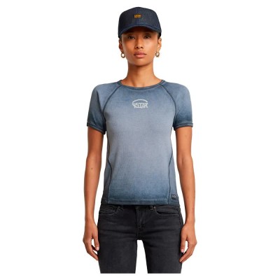 тениска,дамски,тениски,g,star,army,ringer,short,sleeve,t,shirt,blue,(osaka,blue,gd)