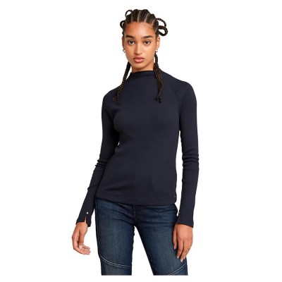 тениска,дамски,тениски,g,star,d26411,5268,long,sleeve,t,shirt,blue,(osaka,blue)