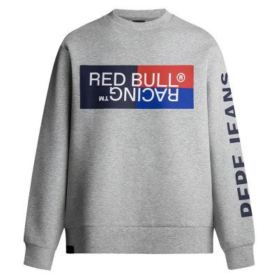 блуза,мъжки,пуловери,red,bull,racing,colour,block,graphic,crew,sweatshirt,marl,grey,(grey)