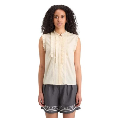 тениска,дамски,тениски,scotch,&,soda,177659,sleeveless,t,shirt,beige