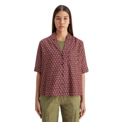 риза,с,къс,ръкав,дамски,блузи,дамски,ризи,scotch,&,soda,177660,short,sleeve,shirt,brown