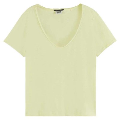тениска,дамски,тениски,scotch,&,soda,177681,short,sleeve,t,shirt,yellow