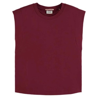 тениска,дамски,тениски,scotch,&,soda,177682,sleeveless,t,shirt,red