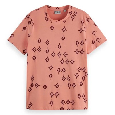 тениска,дамски,тениски,scotch,&,soda,177683,short,sleeve,t,shirt,orange