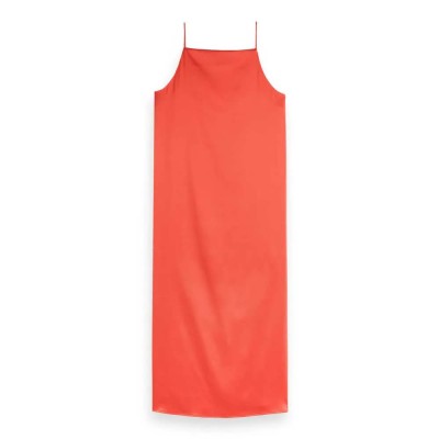 рокля,дамски,поли,и,рокли,scotch,&,soda,177730,sleeveless,long,dress,orange