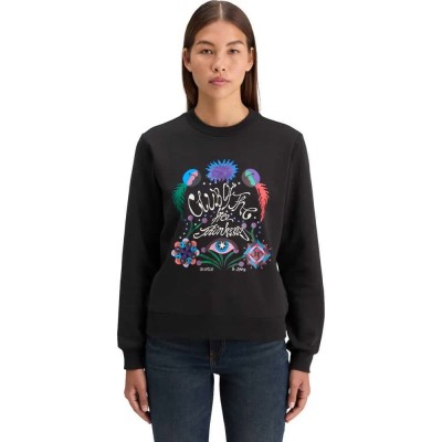 блуза,дамски,блузи,scotch,&,soda,178174,sweatshirt,black,(evening,black)