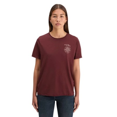 тениска,дамски,тениски,scotch,&,soda,178186,short,sleeve,t,shirt,purple,(rich,mahogany)