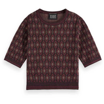 тениска,дамски,тениски,scotch,&,soda,178909,short,sleeve,t,shirt,purple
