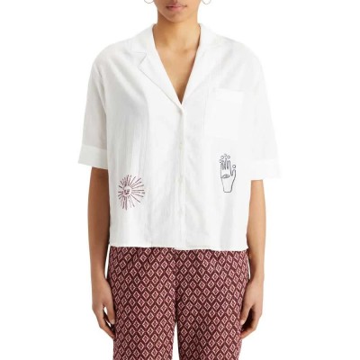 риза,с,къс,ръкав,дамски,блузи,дамски,ризи,scotch,&,soda,179162,short,sleeve,shirt,white
