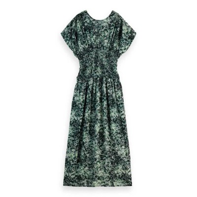 рокля,дамски,поли,и,рокли,scotch,&,soda,179270,sleeveless,long,dress,green