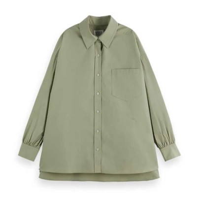 риза,с,дълъг,ръкав,дамски,блузи,дамски,ризи,scotch,&,soda,180399,long,sleeve,shirt,green,(washed,sage)