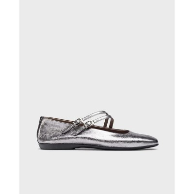 обувки,дамски,обувки,wonders,eider,mary,jane,ballet,pumps,silver