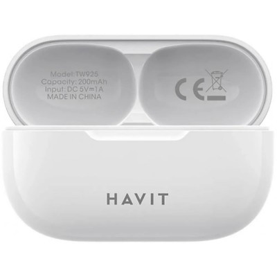 слушалки,слушалки,havit,tw925,wireless,earphones,white,(white)