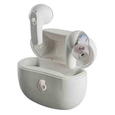 слушалки,слушалки,skullcandy,rail,true,wireless,earphones,bone,white,orange,glow