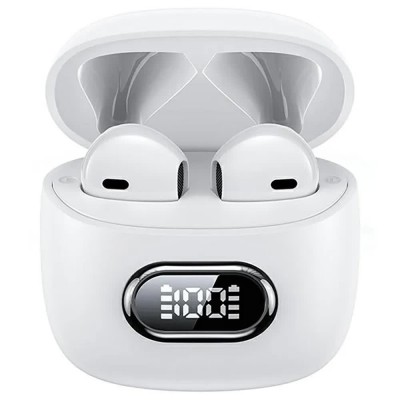 слушалки,слушалки,usams,bhuiaii03,5.3,tws,wireless,earphones,white,(purple)