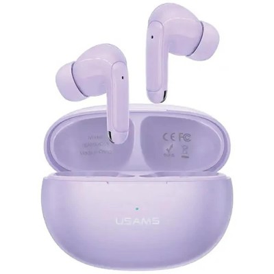 слушалки,слушалки,usams,bhuxd04,wireless,earphones,purple,(purple)