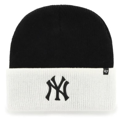 шапка,всички,шапки,47,mlb,new,york,yankees,campus,beanie,white,black,(black)