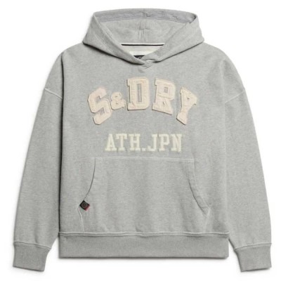 суичър,дамски,блузи,superdry,athletic,appliq,hoodie,grey,marl