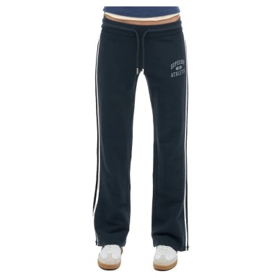 анцуг,дамски,панталони,superdry,athletic,stripe,flare,sweat,pants,blue,(eclipse,navy)