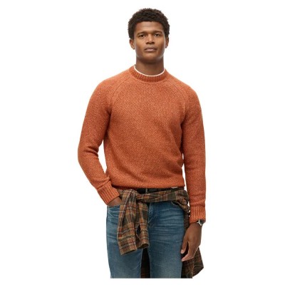 блуза,мъжки,пуловери,superdry,chunky,raglan,sweater,brown,(sequoia,brown)