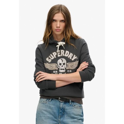 суичър,дамски,блузи,superdry,embroideredellish,poster,hoodie,grey,(washed,black)
