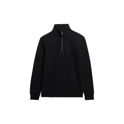 блуза,мъжки,пуловери,superdry,essential,logo,henley,sweatshirt,black