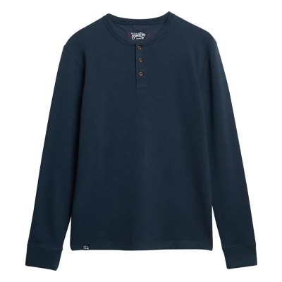 тениска,мъжки,тениски,superdry,merchant,grandad,long,sleeve,t,shirt,blue,(eclipse,navy)