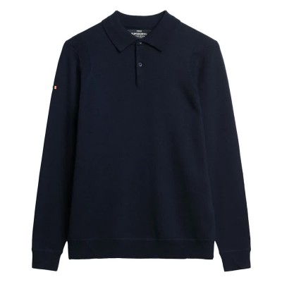 мъжки,блузи,с,яка,superdry,merino,long,sleeve,polo,lauren,navy