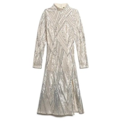 рокля,дамски,поли,и,рокли,superdry,open,back,long,sleeve,short,dress,silver